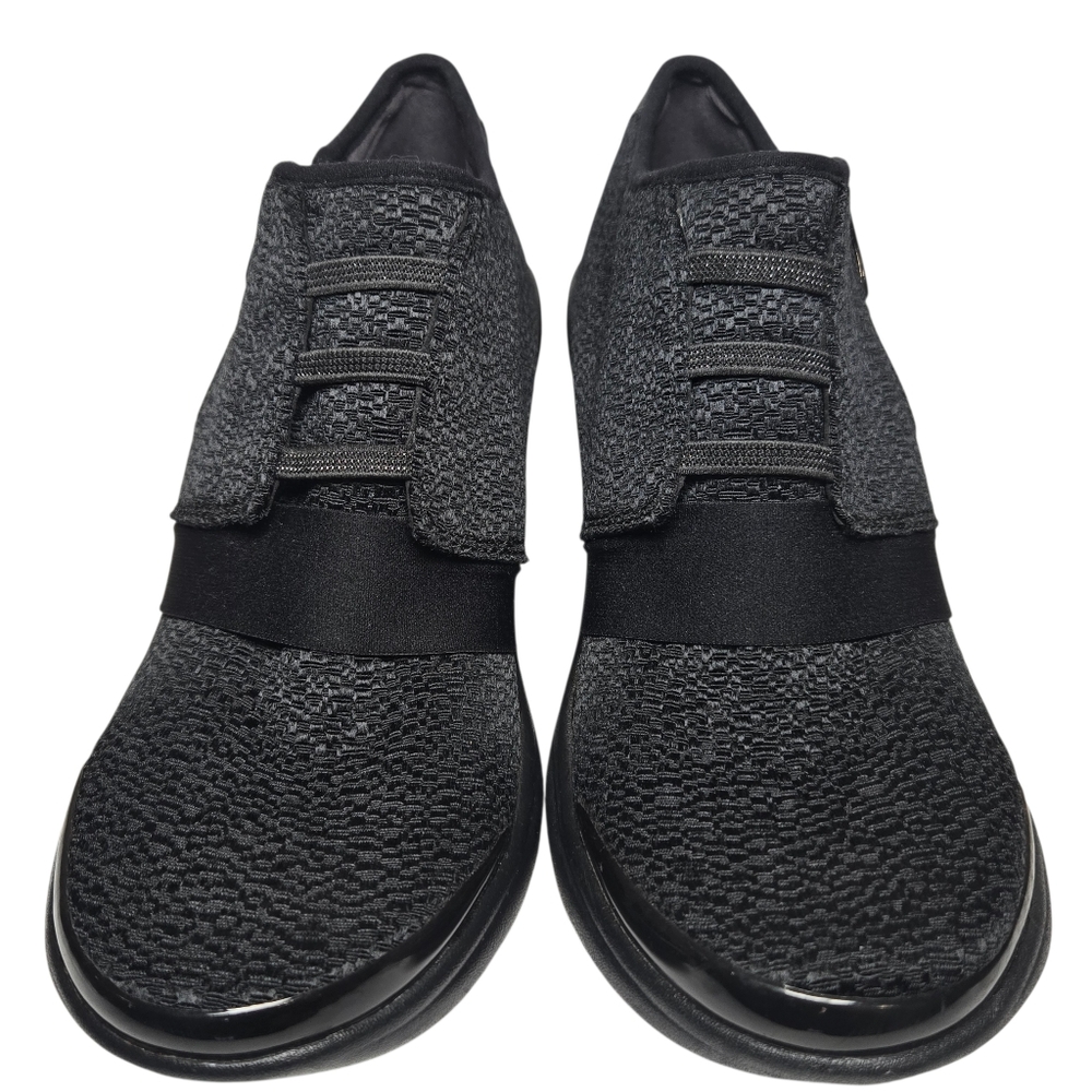 Bzees Enlighten Everyday Black Textured Slip On Booties Shooties Size 8.5 - Picture 7 of 14